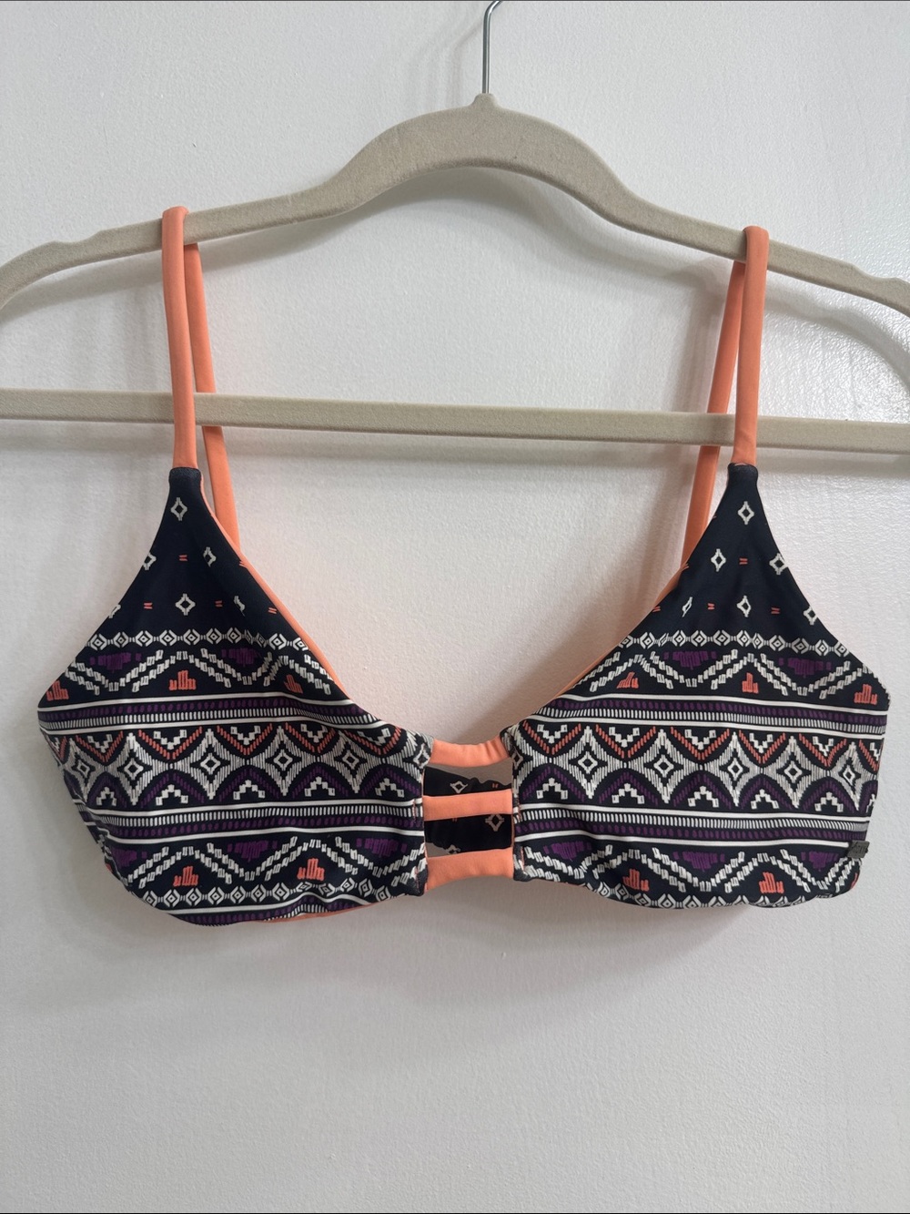 Roxy Reversible Geometric Swim Top